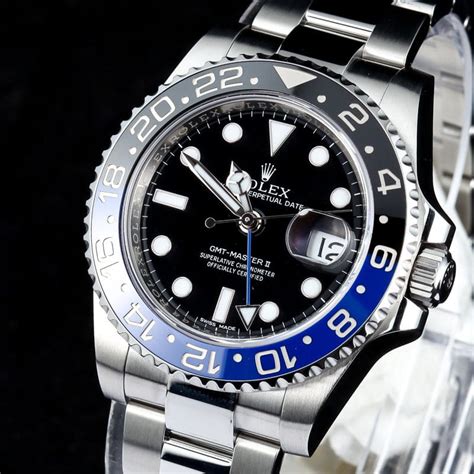 rolex gmt ii blue black for sale|rolex gmt master blue black.